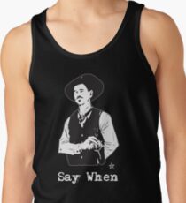 Doc Holliday Say When Western Tanktop für Männer