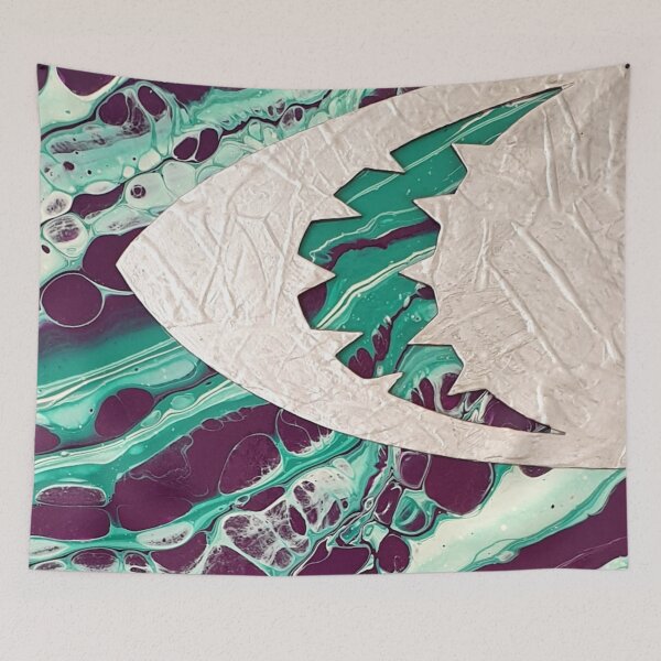 Item preview, Teeth - abstract shark designed and sold by sharonperryart.