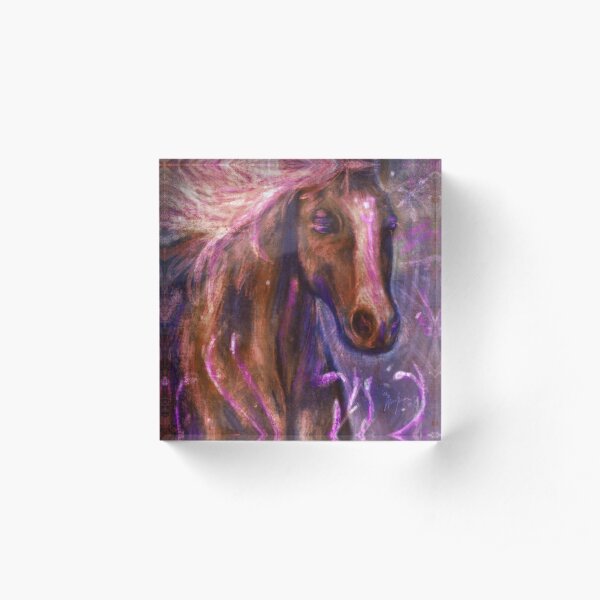 Enchanted Horse Acrylic Block