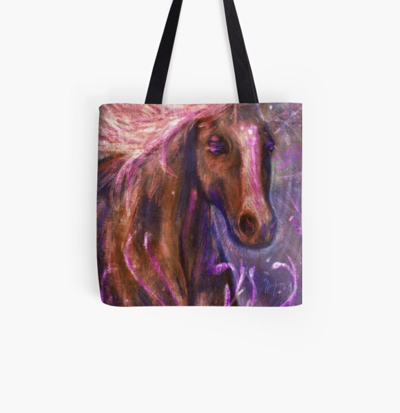 Enchanted Horse All Over Print Tote Bag
