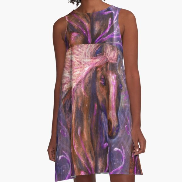Enchanted Horse A-Line Dress
