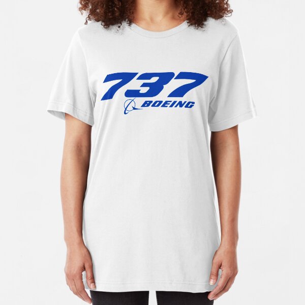 Boeing 737 Logo Slim Fit T-Shirt