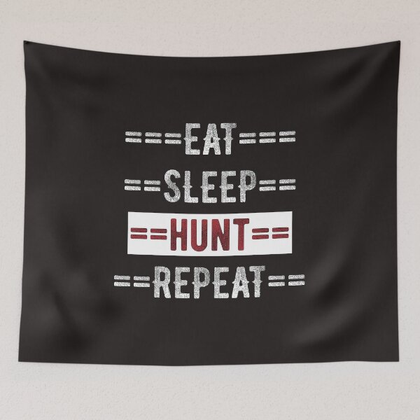 Item preview, Gift for Hunters Eat Sleep Hunt Repeat  designed and sold by TrndSttr.
