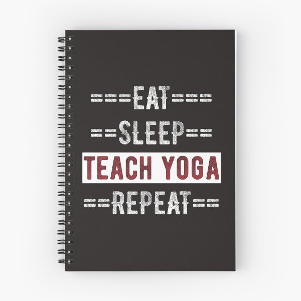 Item preview, Gift for Yoga Instructors Eat Sleep Teach Yogo Repeat  designed and sold by TrndSttr.