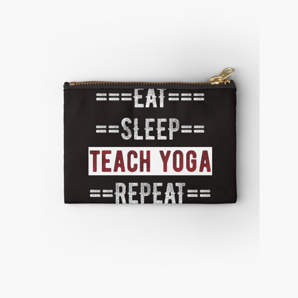 Item preview, Gift for Yoga Instructors Eat Sleep Teach Yogo Repeat  designed and sold by TrndSttr.