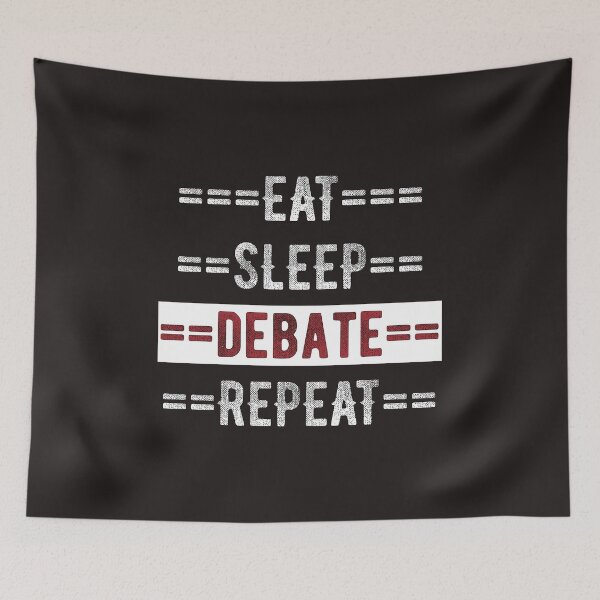 Item preview, Gift for Debate Team and People that Argue Eat Sleep Debate Repeat  designed and sold by TrndSttr.