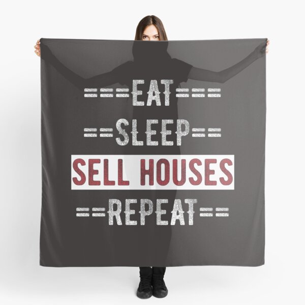 Item preview, Gift for Real Estate Agents Eat Sleep Sell Houses Repeat  designed and sold by TrndSttr.