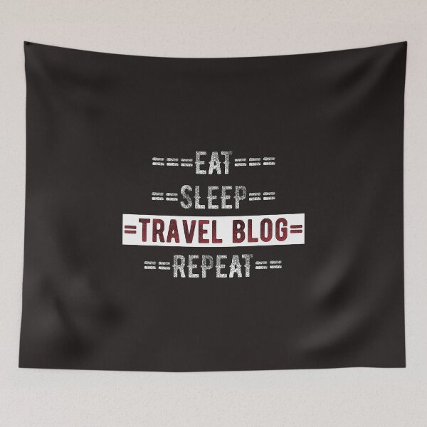 Item preview, Gift for Traveling Writers Eat Sleep Travel Blog Repeat  designed and sold by TrndSttr.