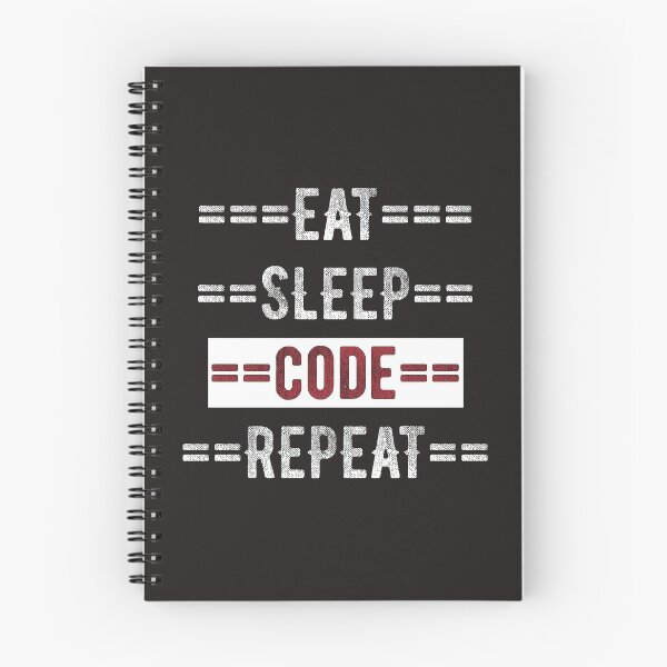 Artikelvorschau, Geschenk für Programmierer und Programmierer Eat Sleep Code Repeat entworfen und verkauft von TrndSttr.