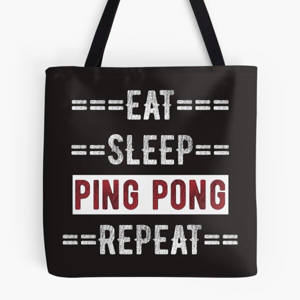 Artikelvorschau, Geschenk für Ping-Pong-Spieler Eat Sleep Ping Pong-Wiederholung entworfen und verkauft von TrndSttr.