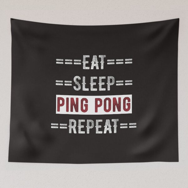 Item preview, Gift for Ping Pong Players Eat Sleep Ping Pong Repeat  designed and sold by TrndSttr.