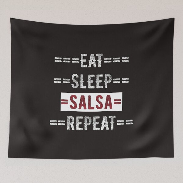 Item preview, Gift for Salsa Dancers Eat Sleep Salsa Repeat  designed and sold by TrndSttr.