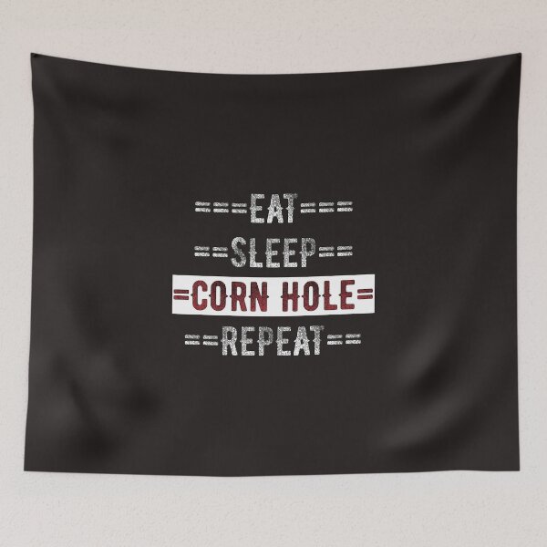 Item preview, Day Drinking Eat Sleep Corn Hole Repeat  designed and sold by TrndSttr.