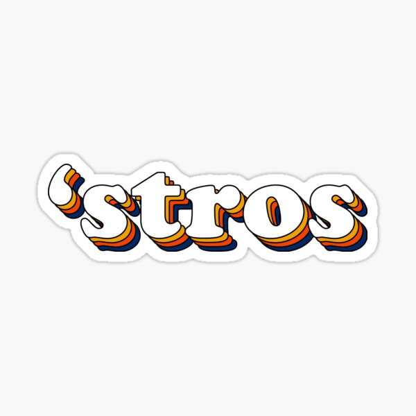 stros - retro - sunrise Sticker