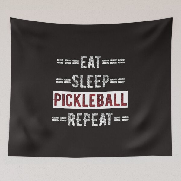 Item preview, Gift for Pickle Ball Players Eat Sleep Pickleball Repeat  designed and sold by TrndSttr.