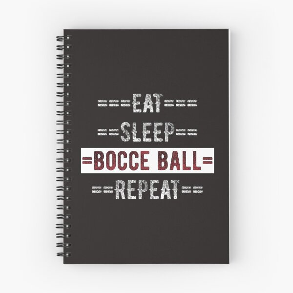 Item preview, Gift for Bocce Players Eat Sleep Bocce Ball Repeat  designed and sold by TrndSttr.