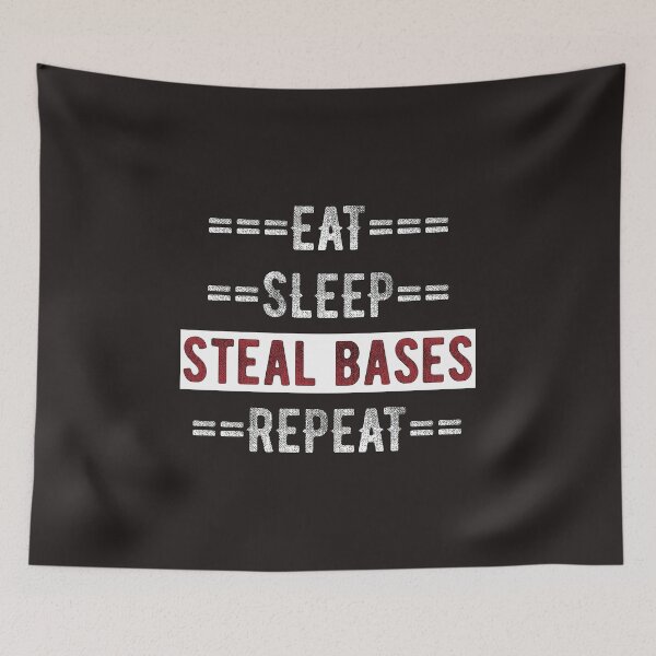 Item preview, Gift for Fast Baseball Players Eat Sleep Steal Bases Repeat  designed and sold by TrndSttr.