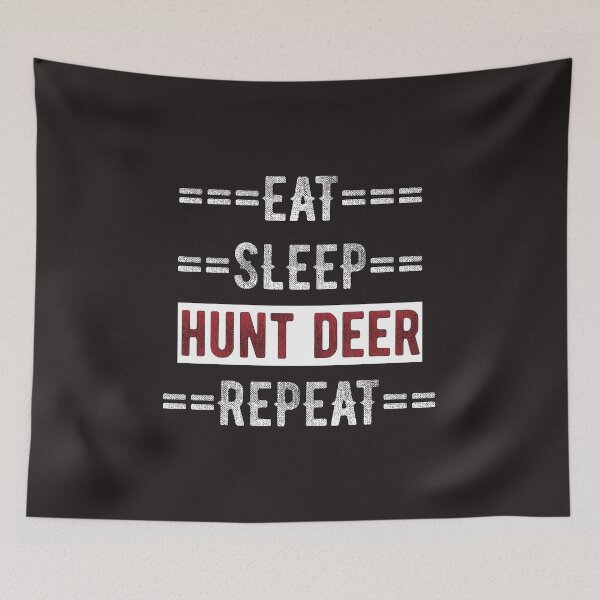 Item preview, Gift for Deer Hunters Eat Sleep Hunt Deer Repeat  designed and sold by TrndSttr.
