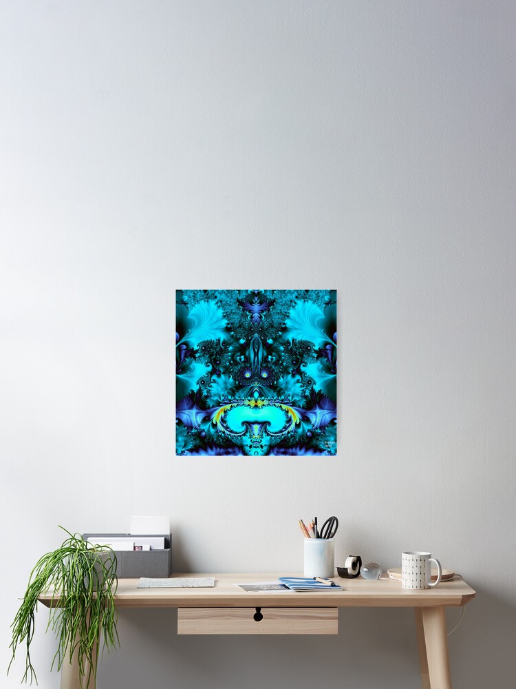 Thumbnail 2 of 3, Poster, Turquoise Splendor designed and sold by julev69.