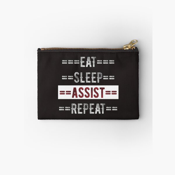 Item preview, Assistant Gift - Eat Sleep Assist Repeat - Distressed Text Design designed and sold by TrndSttr.
