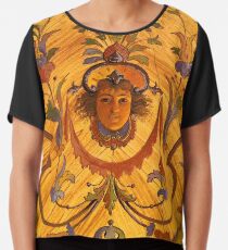 Sicilian Art Nuveau Chiffon Top