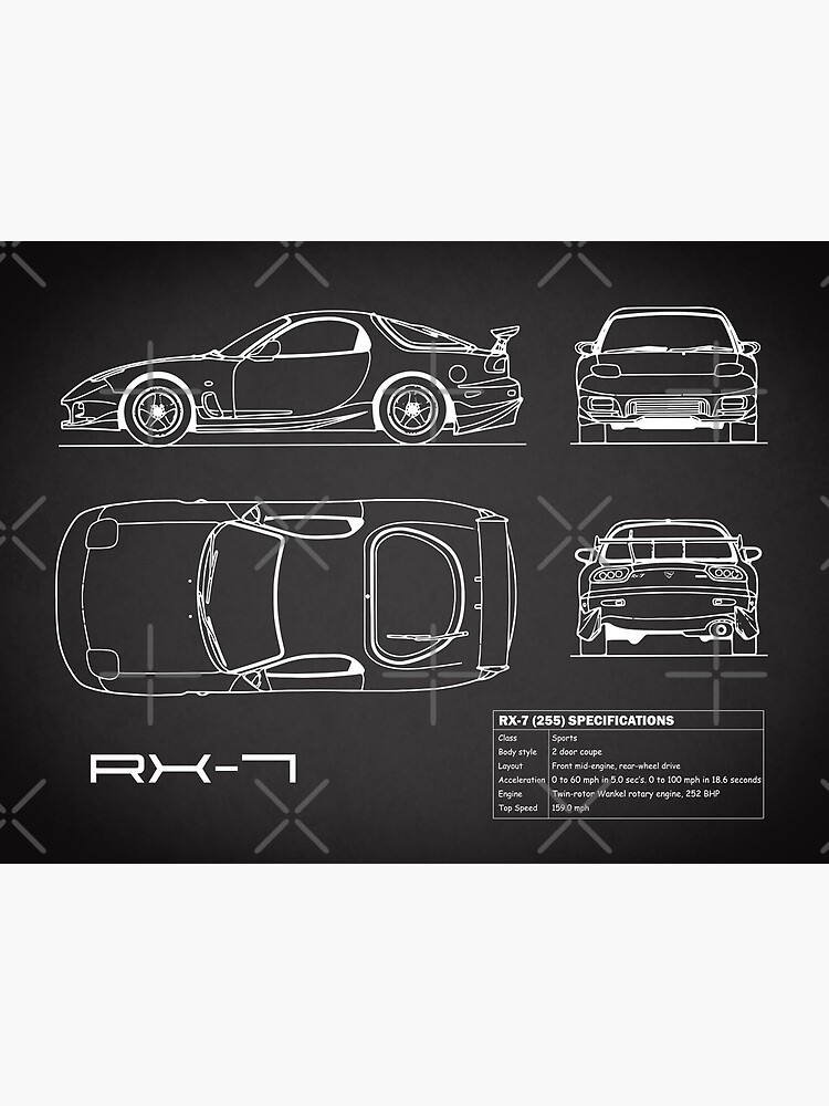 Mazda rx 7 blueprint