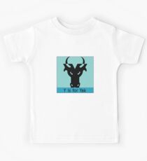 Yak Animal Alphabet Kids Tee