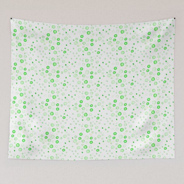 Item preview, Green Scattered Watercolor Bubbles! designed and sold by KelseyLovelle.