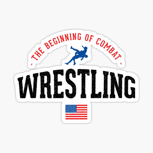 Usa Wrestling Stickers Redbubble