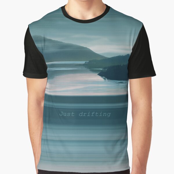 Loch Sunart Refections "Just drifting" Graphic T-Shirt