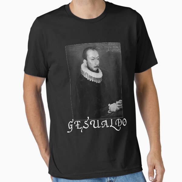 Item preview, Carlo Gesualdo Black Metal Style Logo designed and sold by WORLD REQUIEM.