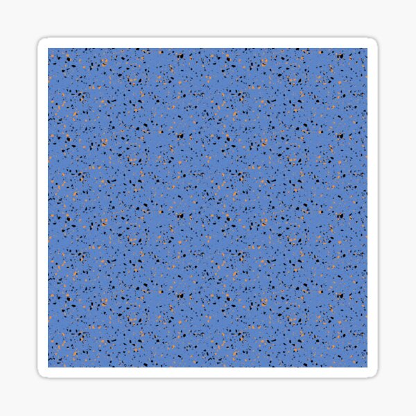 Blue rubber flooring Sticker