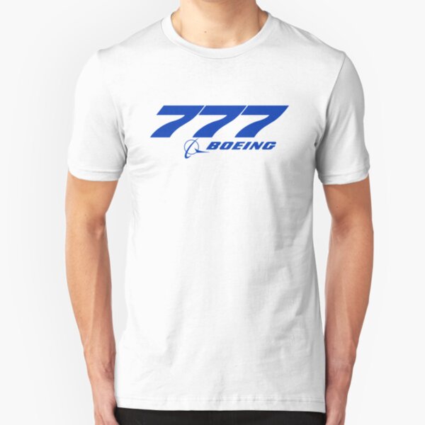 Boeing 777 Logo Slim Fit T-Shirt
