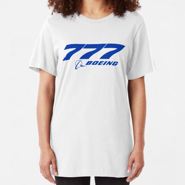 Boeing 777 Logo Slim Fit T-Shirt