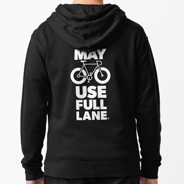 May Use Full Lane Zipped Hoodie