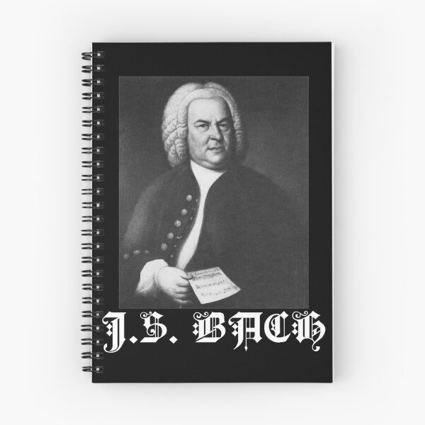 Item preview, J.S. Bach Black Metal Style Logo designed and sold by WORLD REQUIEM.