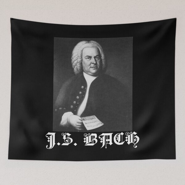 Item preview, J.S. Bach Black Metal Style Logo designed and sold by WORLD REQUIEM.