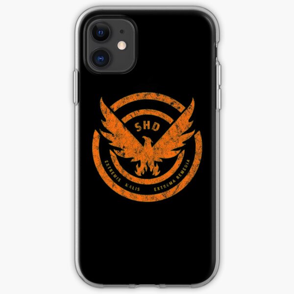 The Division SHD Logo Distressed Orange iPhone Soft Case