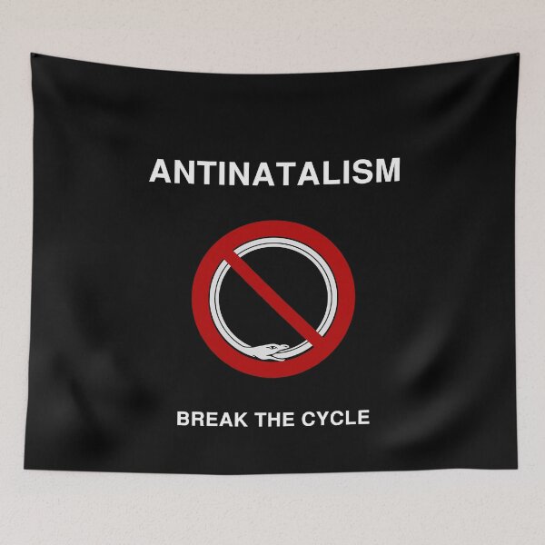 Item preview, Antinatalism - Break the Cycle designed and sold by WORLD REQUIEM.