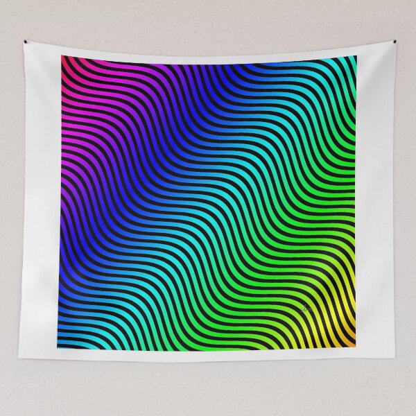 Item preview, Peaks & Valleys 31219 colorful designed and sold by mandalafractal.