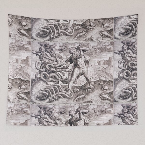 Item preview, Hercules Killing the Lernean Hydra designed and sold by Vintage Designs +.