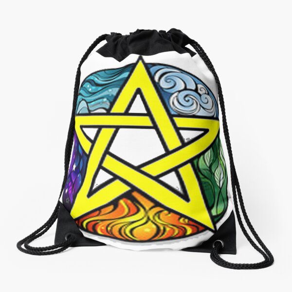 Item preview, Elemental Wiccan Pentacle designed and sold by SerpentSkyArts.