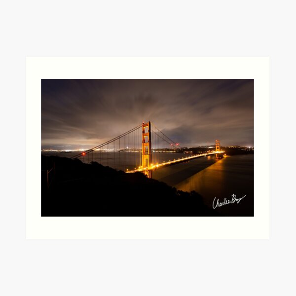 Nightly Gold Art Print