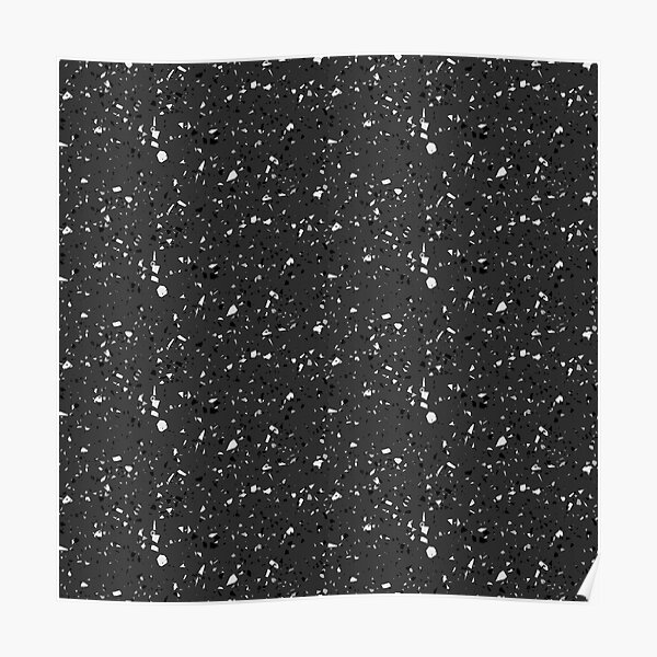Black rubber flooring Poster
