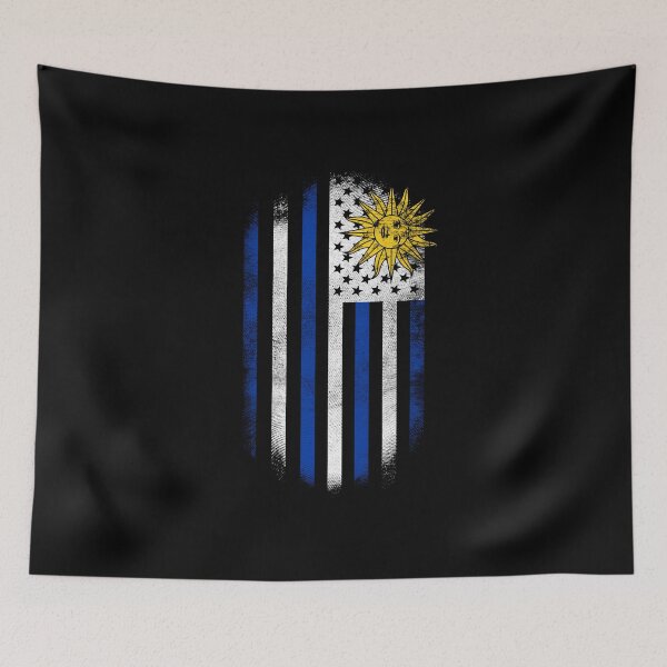 Artikelvorschau, Uruguayische amerikanische Flagge Uruguay und USA Design entworfen und verkauft von ockshirts.