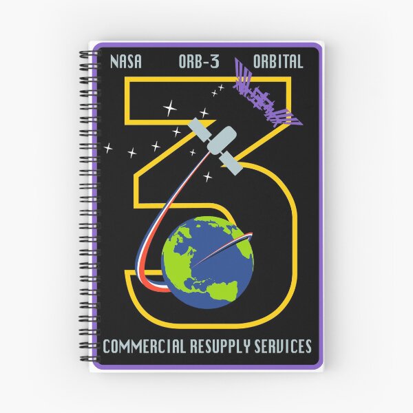 Item preview, NASA: CRS Orb-3 Logo designed and sold by Nikki SpaceStuffPlus.