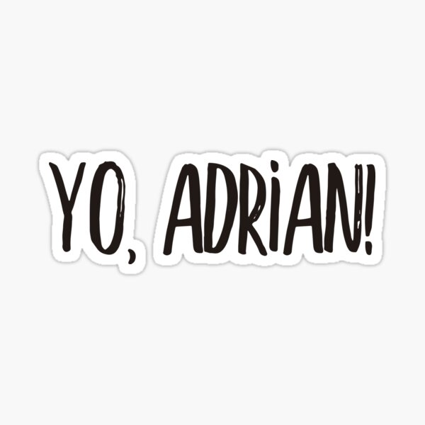 Vista previa del artículo con la obra «Hola, Adrian! (negro)», diseñado y vendido por didijuca.