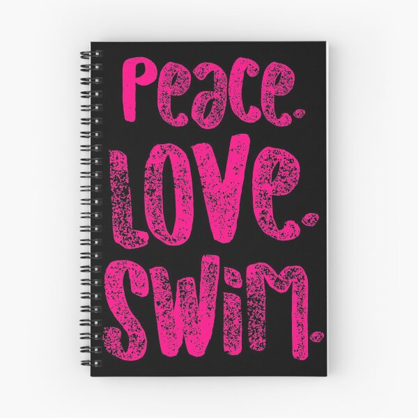 Item preview, Swimming Peace Love Swim Pink Swimmers Gift Light designed and sold by threadsmonkey.