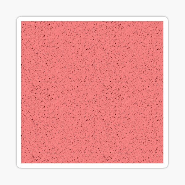 Salmon rubber flooring Sticker