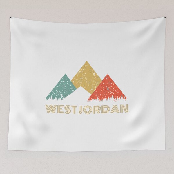 Item preview, Retro City of West Jordan Mountain Shirt designed and sold by Theodore Cory.